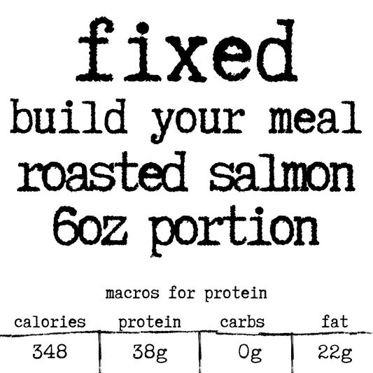 CAMP Build Your Meal: Salmon 6oz Portion